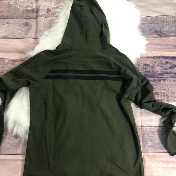 NWT PINK VS Zip-Up Hoodie - Olive - Picture 2 of 4